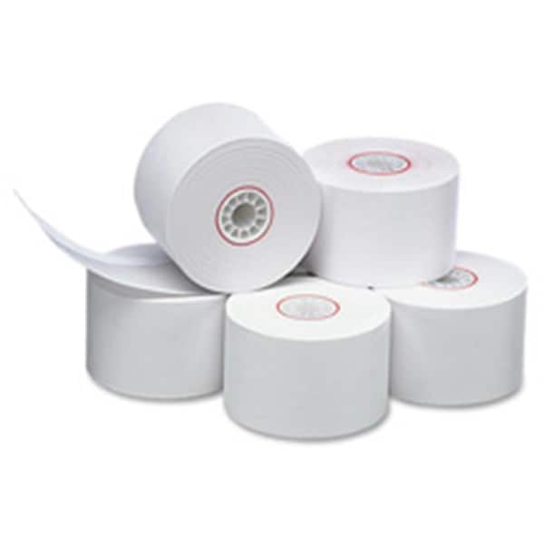 Business Source Paper Rolls- Single Ply- Bond- 44mmX155 ft.- 10-PK- WE BSN31826 - main